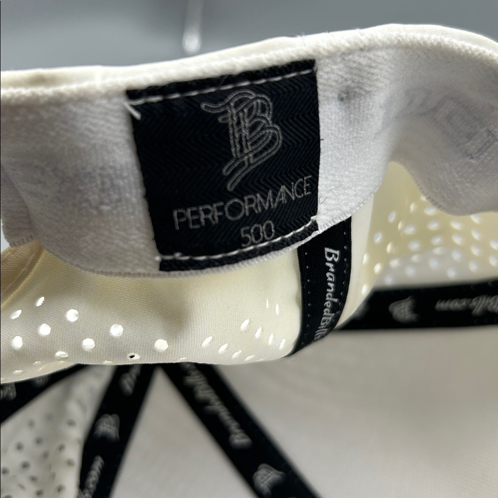 Branded Bills White Golf Hat Performance 500 - Picture 7 of 7
